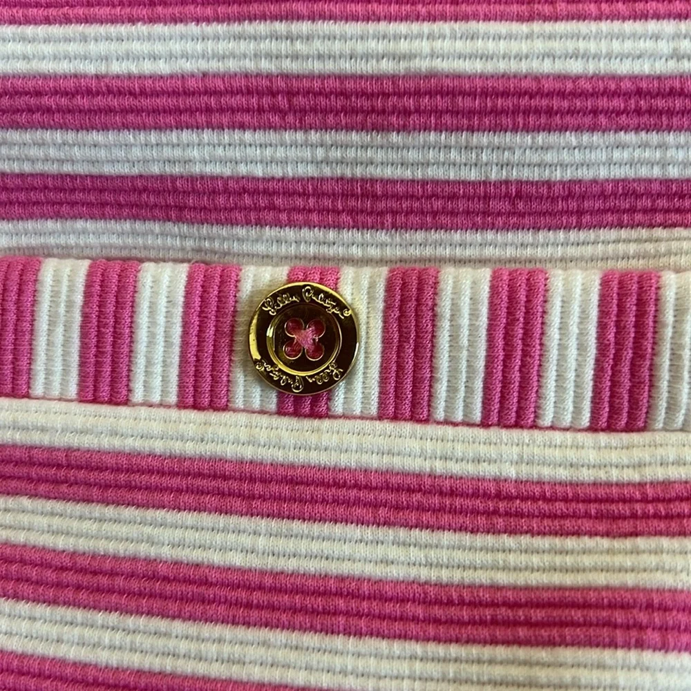Lilly Pulitzer Little Layton Ottoman-Stripe‎ Shift Dress, Hotty Pink, Girls'